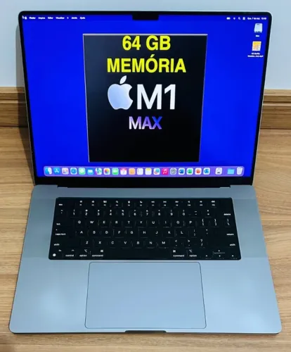 Macbook Pro M1 Max. Ssd 2 Tera. Mem. 64 Gb. Até 18 x