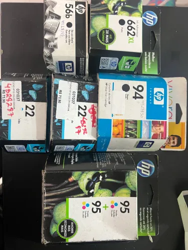 Cartuchos hp 94 95 22 56 45 e outros