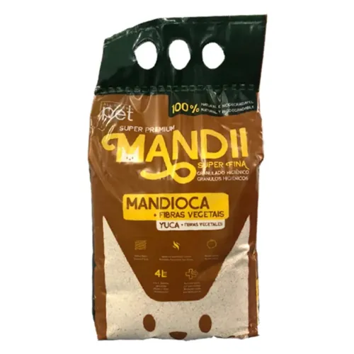 2,6 kg Areia de Milho e Mandioca Para Gatos