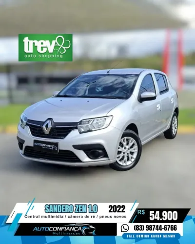 Renault Sandero Zen Flex 1.0 12V 5P Mec. 2022