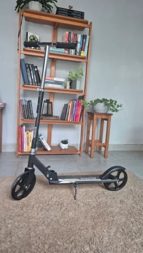 Patinete Dobrável Scooter até 100KG Altura Ajustável Dobrável