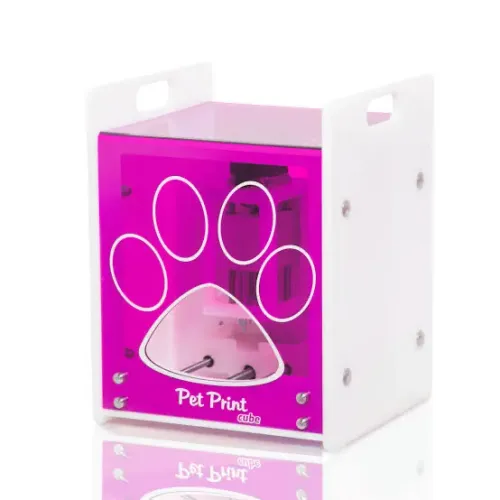 Máquina de Gravação Pet Print Cube - Rosa