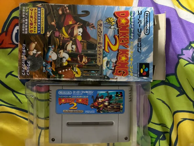 Donkey Kong Country 2 - Super Famicom (Japonês) Original Nintendo.