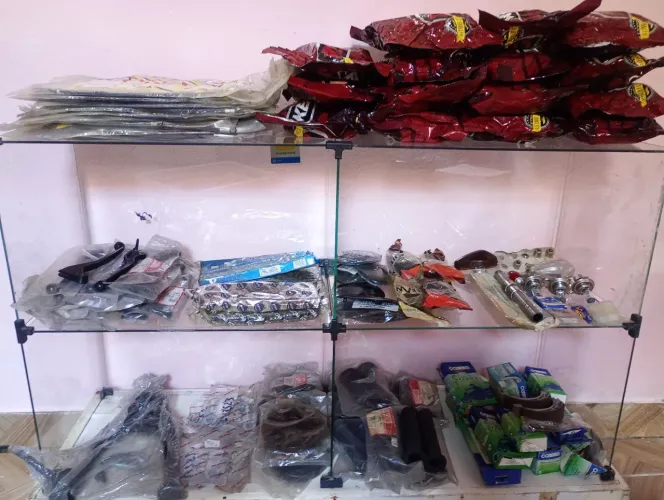 Lote de peças de moto