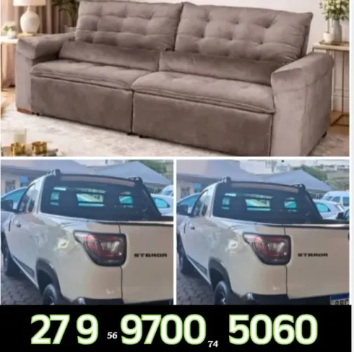 Sofá Retrátil