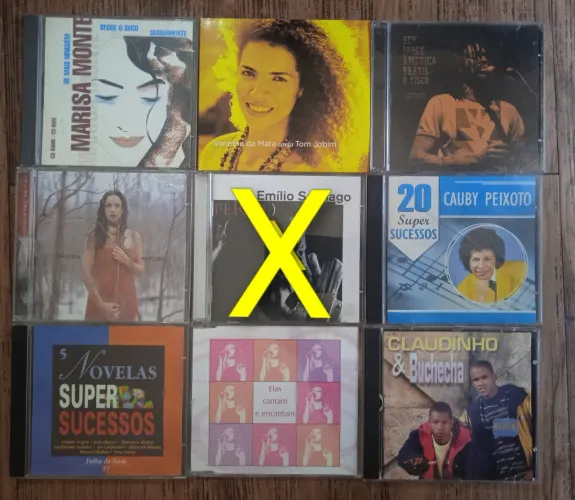 Lote com 64 cds originais