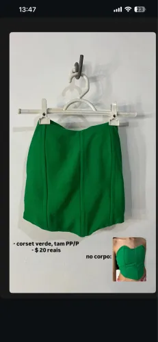 Corset verde