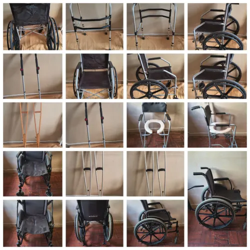 Muleta e andadores para adulto