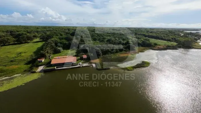 Terreno Beira lagoa do uruau com 176m frente da lagoa