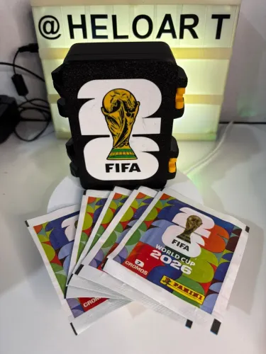 Porta figurinhas copa 2026