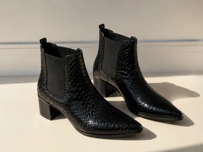 Bota Jorge Bischoff de Piton - Preta