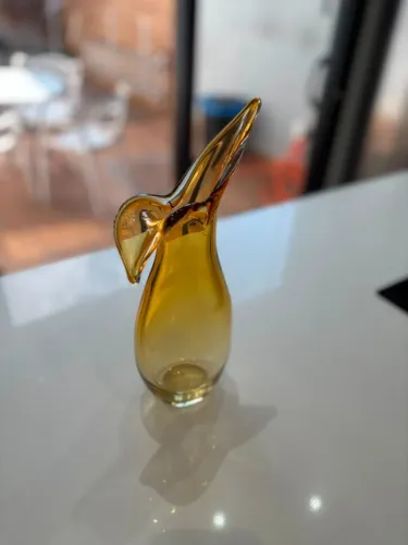 Vaso de flores cristal Murano