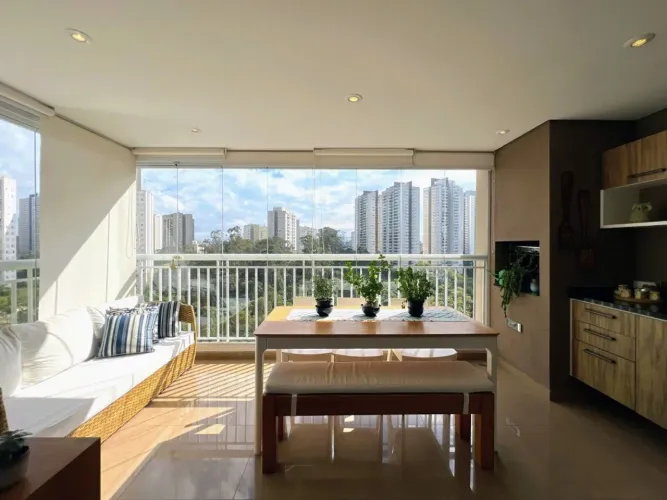 Apartamento para venda em Vila Andrade com 3 quartos, sendo 1 suíte, 107m²