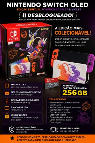 Nitendo switch edição especial pokemon desbloqueado 