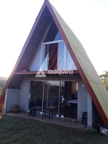 Chácara à venda, com um chalé extremamente confortável em Itaiacoca, Ponta Grossa, PR