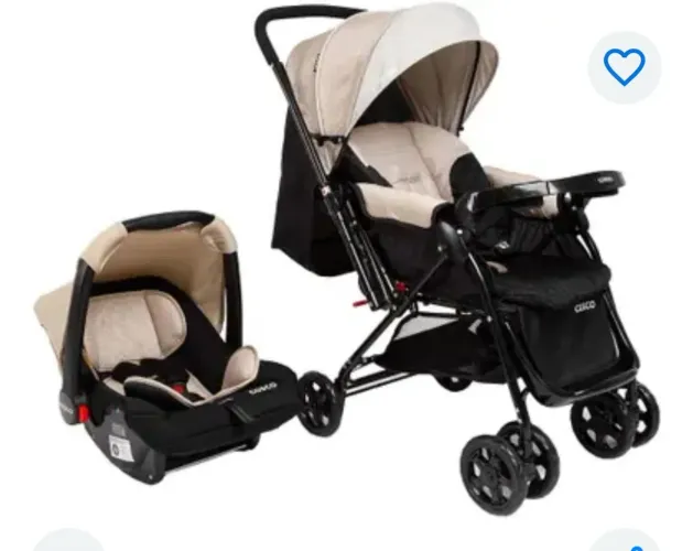 Carrinho de bebê + bebê conforto 