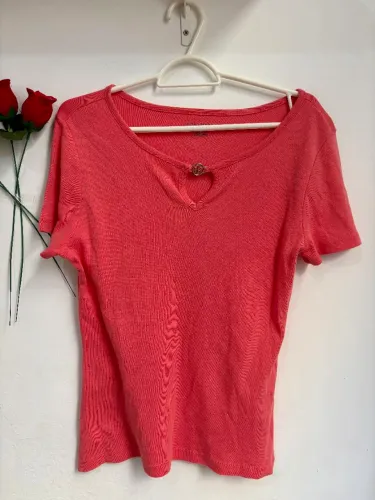 camiseta tommy hilfiger coral m