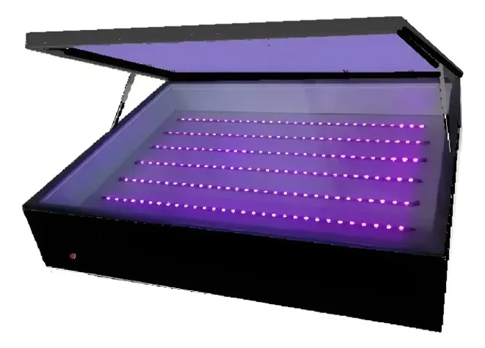 Mesa de Revelação Led UV Luz Negra 50x50