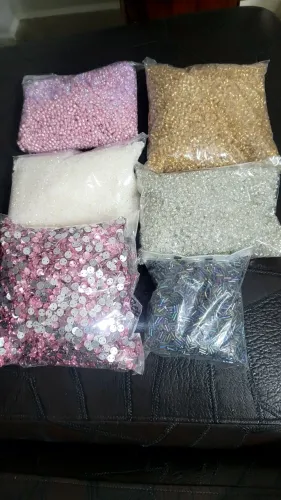 Kit 6 pacote grande de miçangas