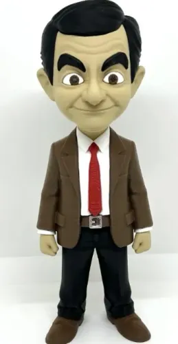 Boneco Mr. Bean Colecionável Miniatura Impressão 3D Estátua Decorativa Geek