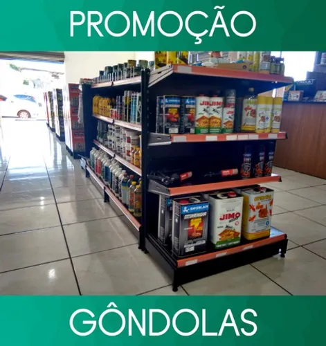 Gôndolas e Prateleiras Novas