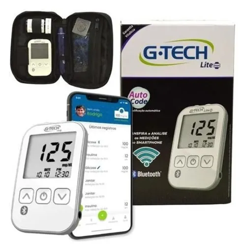 Medidor de glicose g-tech glicoimetro