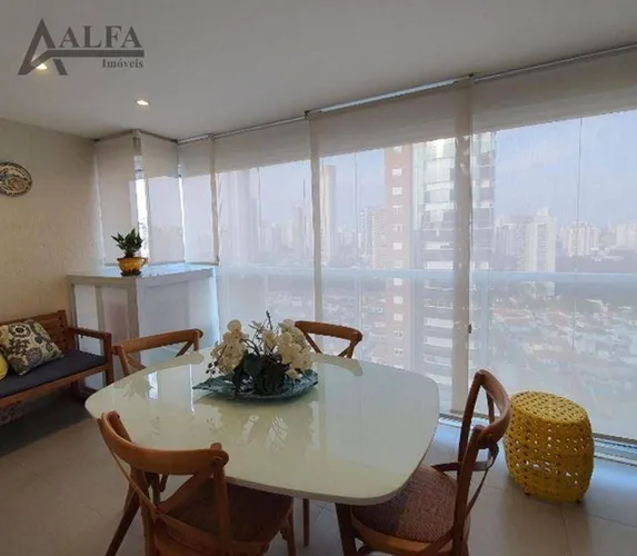 ** VISION ANÁLIA FRANCO - Maravilhoso studio em andar alto c/ ampla varanda gourmet - 1 Va