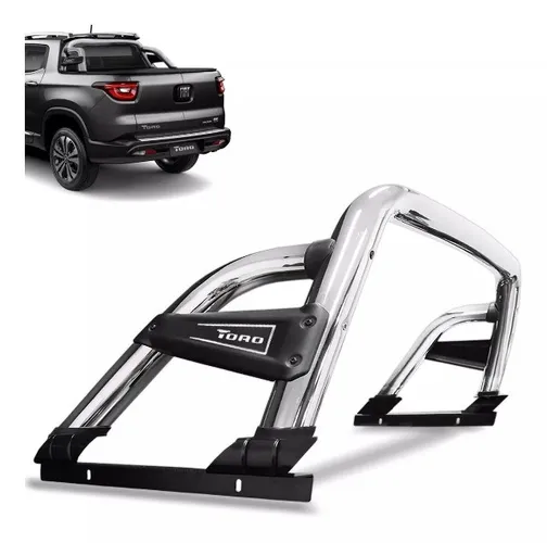 Santo Antônio Fiat Toro 2019 2020 2021 St Cromado - Instalado