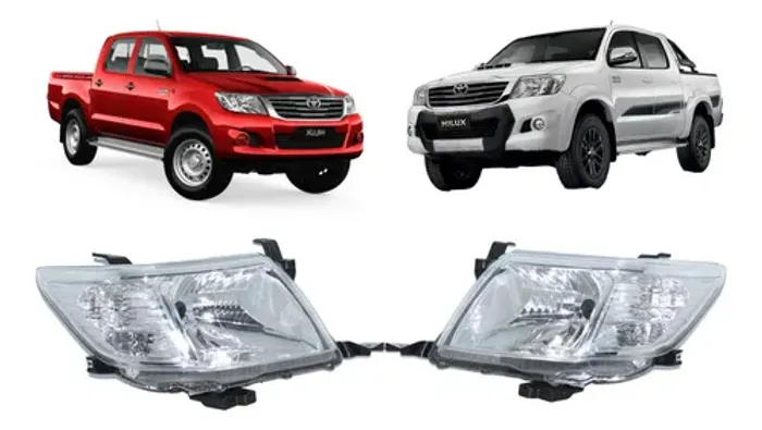 Farol Toyota Hilux 2012 2013 2014 2015 Sr Srv Pick Up Novo