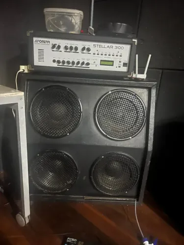 amplificador Cabeçote Onerr Stellar + Caixa para guitarra completo