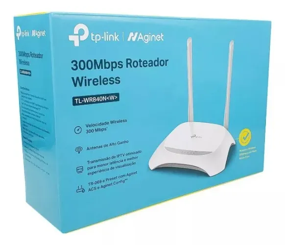 Roteador Tp-link Tl-wr840n W, 300mbps, 2 Antenas, Ipv6