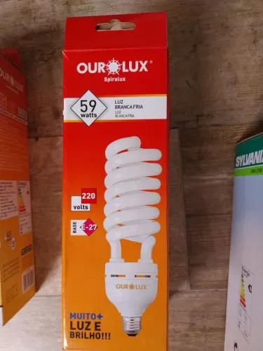 Lâmpada eletrônica espiral 59w 220v