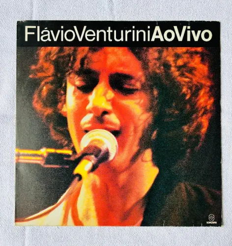 Vinil LP Flavio Venturini Ao Vivo, excelente estado