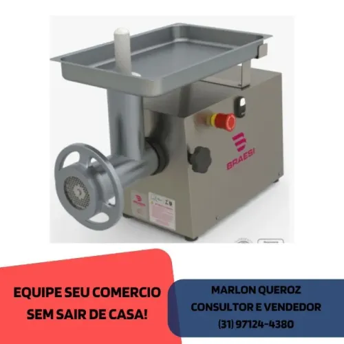 Moedor de Carne Braesi 220v Boca 22 Novo