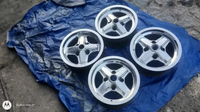 Rodas Polidas Vw Cruz De Malta | 14x6 4x130 Jogo