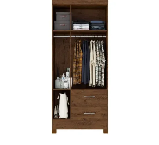 Para organizar suas roupas e manter o ambiente bonito