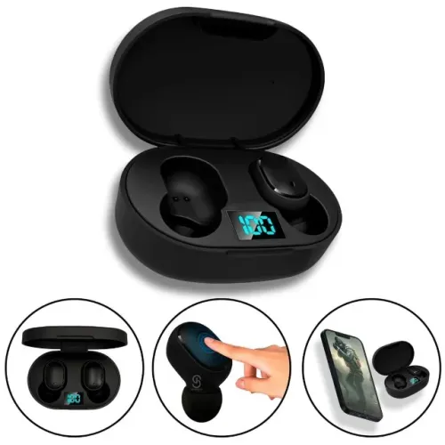 Fone De Ouvido Sem Fio Bluetooth Com Led A6s