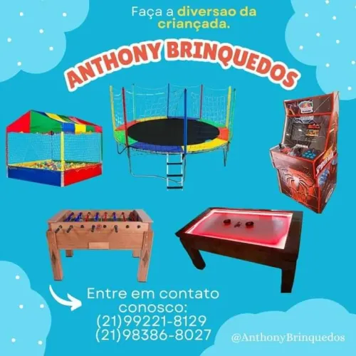 Aluguel de Brinquedos. Pula pula, totó, etc...