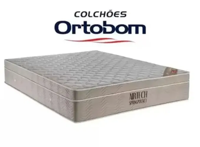 *COLCHÃO ORTOBOM DE MOLAS ENSACADAS