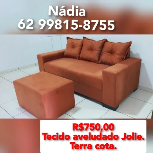 Sofá terra cota 550