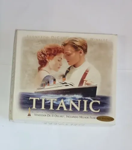 Box Duplo Titanic VHS Legendado Ed. Luxo + Fotograma + Fotos