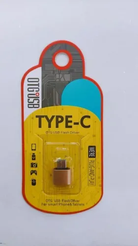 Adaptador Otg Tico C x Usb Fêmea
