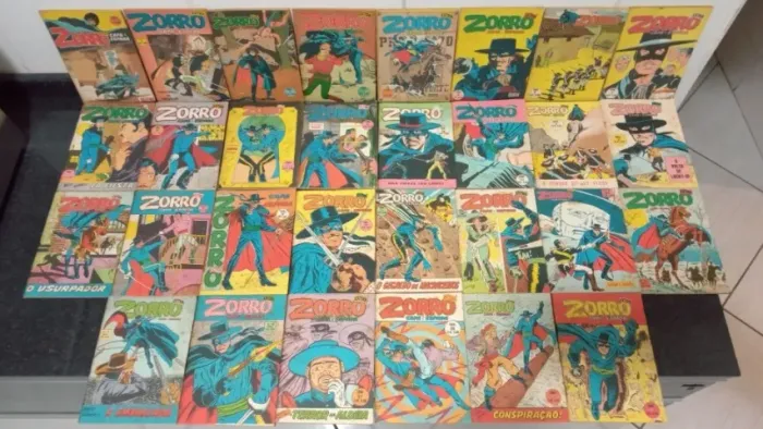 Lote 30 Hq Zorro Extra Capa Espada Nº 01 A 30 Ebal 1975 Rjhm