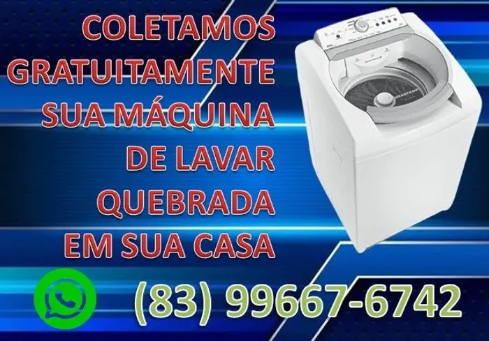 Máquina de Lavar quebrada- Coleta domiciliar gratuita 