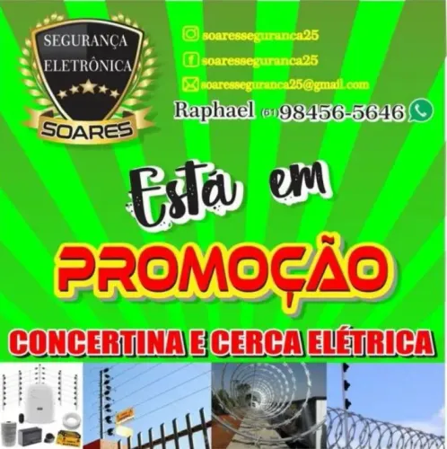Concertina e cerca elétrica