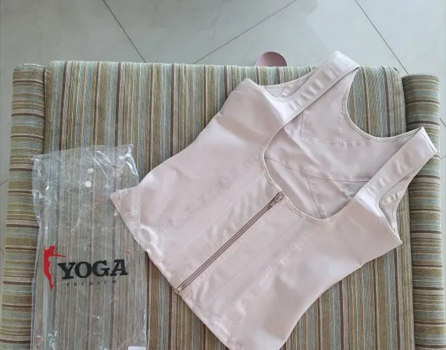 Cinta Postural Yoga Slim Feminino com zíper frontal 