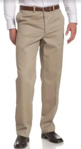 Calça Social Bege Clássica plus size 
