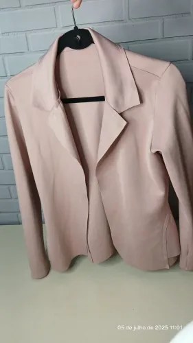 Blazer feminino Rosa Envelhecido Tamanho: G