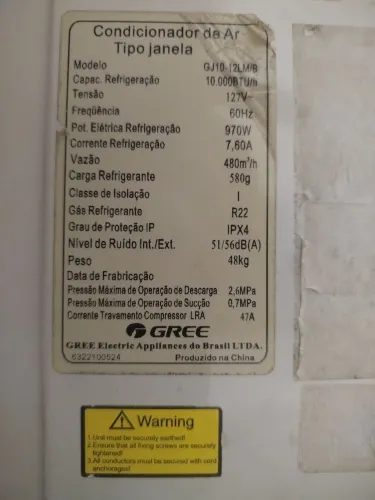 Ar condicionado Gree 10.000BTU