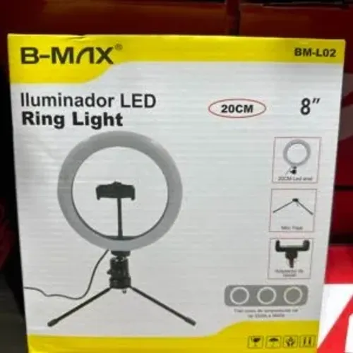 Ring Light 8 polegadas com Tripé